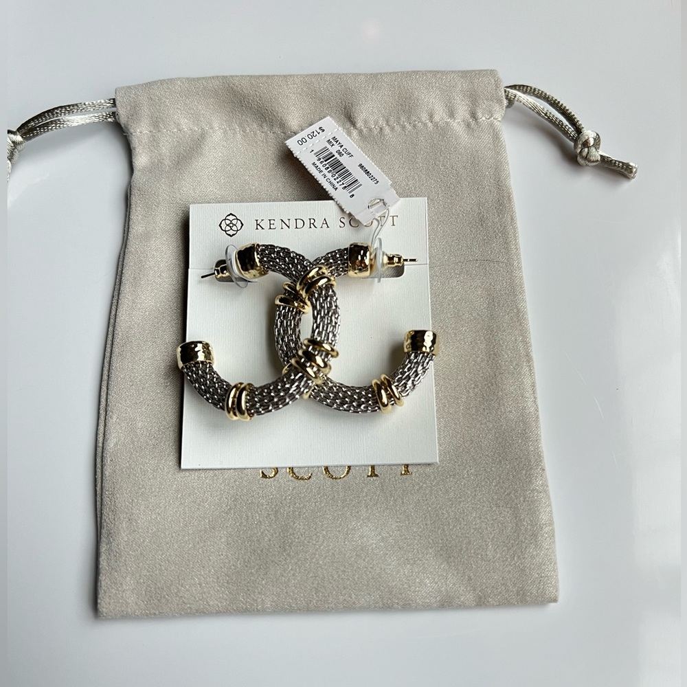 Kendra Scott Maya cuff hoop in mixed metals